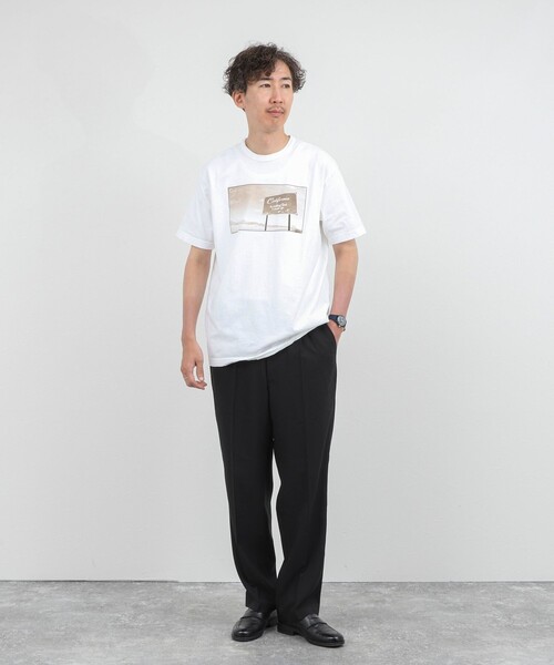 NOLLEY’S（ノーリーズ）の「Photo T フォトグラフィック Tシャツ 26SS（Tシャツ/カットソー・メンズ・ホワイト/グレー系その他2/ホワイト系その他5/ホワイト系その他6/グレー系その他/ライトグレー・S/M/L）」の16枚目の写真