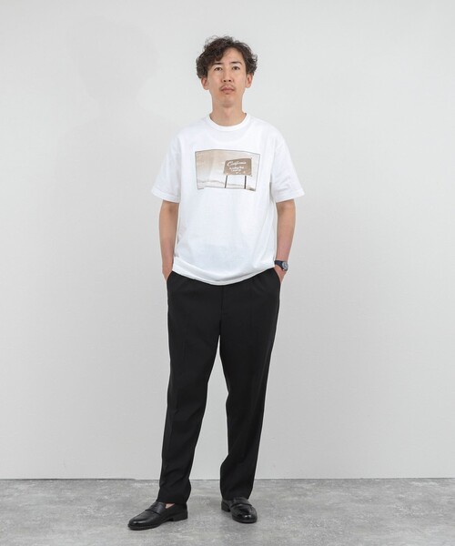 NOLLEY’S（ノーリーズ）の「Photo T フォトグラフィック Tシャツ 26SS（Tシャツ/カットソー・メンズ・ホワイト/グレー系その他2/ホワイト系その他5/ホワイト系その他6/グレー系その他/ライトグレー・S/M/L）」の15枚目の写真