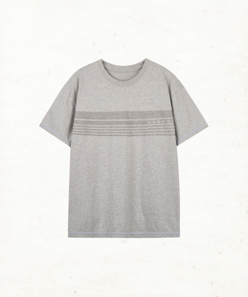 DANDEL(ダンデル)の「DD flag binding tee (GREY)(Tシャツ/カットソー・レディース・その他・1/2)」の1枚目の写真