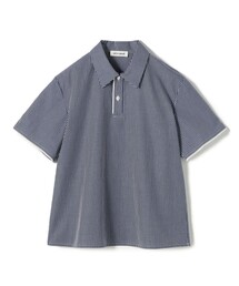 edition pourell コットン ギンガムチェックシャツ