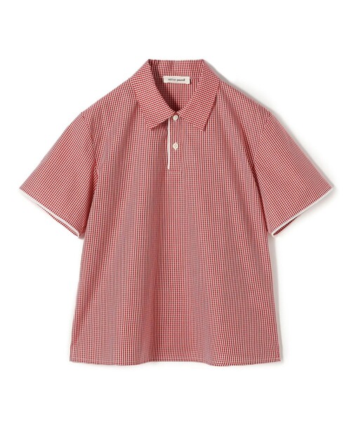 edition pourell(エディションプレル)の「edition pourell コットン ギンガムチェックシャツ(シャツ/ブラウス・レディース・レッド系その他/ネイビー/ブラウン系その他・34/36)」の3枚目の写真