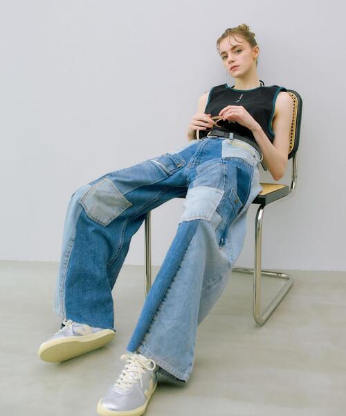 THE GOODLAND MARKET（ザグッドランドマーケット）の「ザ グッドランド マーケット　GOOD LOOSE TANK（タンクトップ・メンズ・ホワイト/ブラック・2/1）」の5枚目の写真