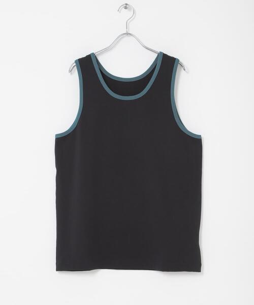 THE GOODLAND MARKET（ザグッドランドマーケット）の「ザ グッドランド マーケット　GOOD LOOSE TANK（タンクトップ・メンズ・ホワイト/ブラック・2/1）」の6枚目の写真