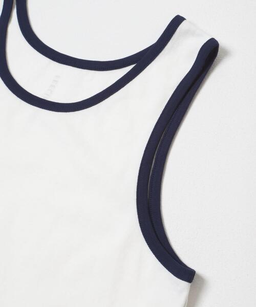 THE GOODLAND MARKET（ザグッドランドマーケット）の「ザ グッドランド マーケット　GOOD LOOSE TANK（タンクトップ・メンズ・ホワイト/ブラック・2/1）」の11枚目の写真