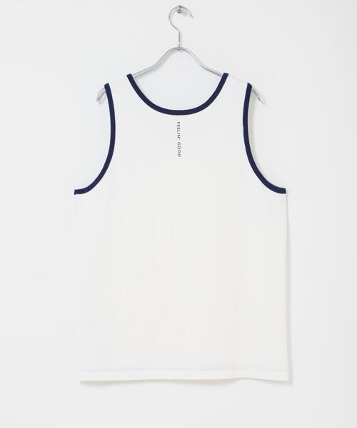THE GOODLAND MARKET（ザグッドランドマーケット）の「ザ グッドランド マーケット　GOOD LOOSE TANK（タンクトップ・メンズ・ホワイト/ブラック・2/1）」の12枚目の写真