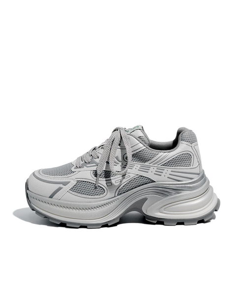 CLLIB(クリブ)の「COSHER SNEAKERS スタンディングスニーカー7CM -CL0702 (3カラー)(スニーカー・レディース・シルバー/ブラック/グレー・23cm/23.5cm/24cm/24.5cm/25cm)」の3枚目の写真