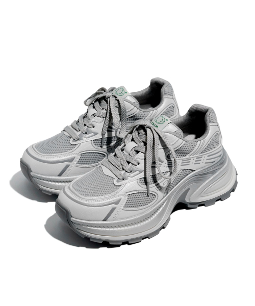 CLLIB(クリブ)の「COSHER SNEAKERS スタンディングスニーカー7CM -CL0702 (3カラー)(スニーカー・レディース・シルバー/ブラック/グレー・23cm/23.5cm/24cm/24.5cm/25cm)」の16枚目の写真