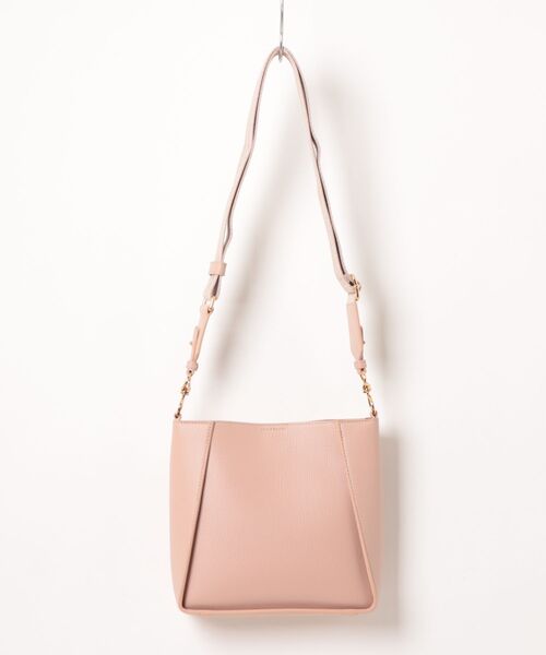 STELLA McCARTNEY(ステラマッカートニー)の「Stella Logo Shoulder Bag / ステラ ロゴ ショルダー バッグ(ショルダーバッグ・レディース・ピンクベージュ/ネイビー・ONE SIZE)」の7枚目の写真