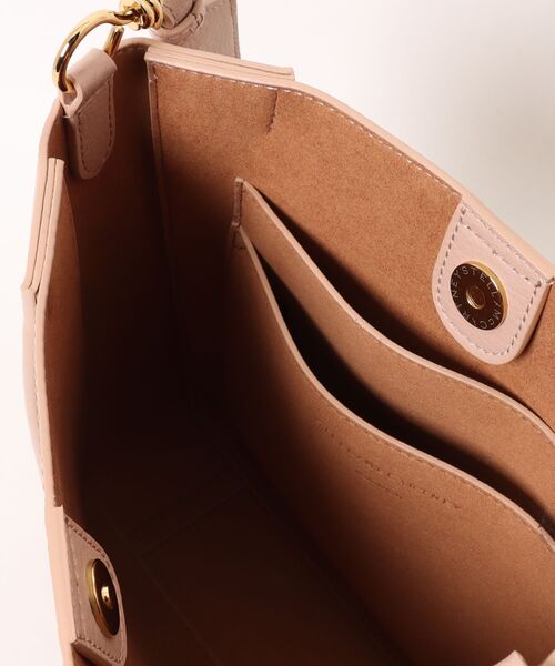 STELLA McCARTNEY(ステラマッカートニー)の「Stella Logo Shoulder Bag / ステラ ロゴ ショルダー バッグ(ショルダーバッグ・レディース・ピンクベージュ/ネイビー・ONE SIZE)」の5枚目の写真