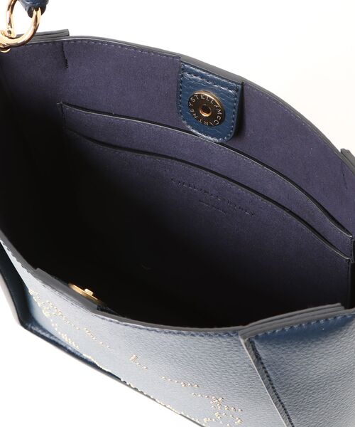 STELLA McCARTNEY(ステラマッカートニー)の「Stella Logo Shoulder Bag / ステラ ロゴ ショルダー バッグ(ショルダーバッグ・レディース・ピンクベージュ/ネイビー・ONE SIZE)」の3枚目の写真
