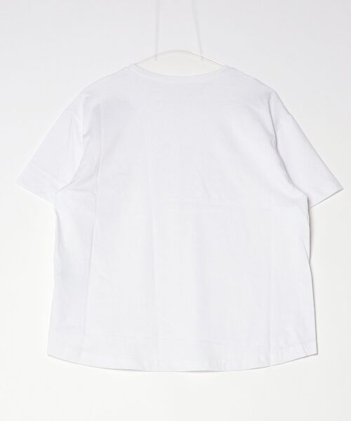 EGLANTINE(エグランティーヌ)の「EGLANTINE コード刺繍半袖Tシャツ(Tシャツ/カットソー・レディース・ブラック/オフホワイト・38)」の12枚目の写真