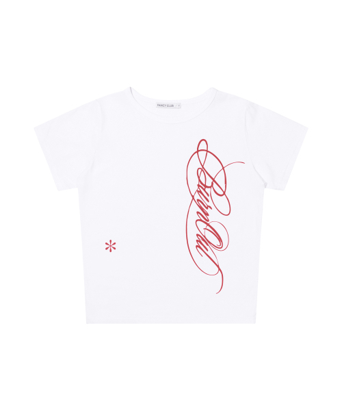 FANCY CLUB(ファンシークラブ)の「バーニングリーフTシャツ (ホワイト) F26QB060(Tシャツ/カットソー・レディース・その他・ONE)」の5枚目の写真