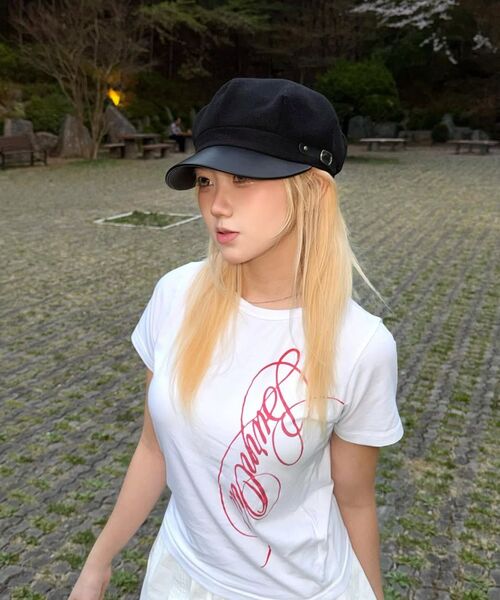 FANCY CLUB(ファンシークラブ)の「バーニングリーフTシャツ (ホワイト) F26QB060(Tシャツ/カットソー・レディース・その他・ONE)」の8枚目の写真