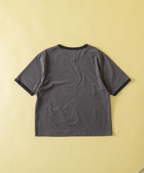 Zooodle(ズードル)の「Graphic Ringer T-Shirt - グラフィックリンガーTシャツ -(Tシャツ/カットソー・メンズ・ベージュ/チャコールグレー・MEDIUM/LARGE)」の11枚目の写真