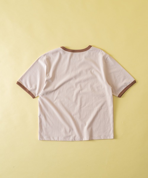 Zooodle(ズードル)の「Graphic Ringer T-Shirt - グラフィックリンガーTシャツ -(Tシャツ/カットソー・メンズ・ベージュ/チャコールグレー・MEDIUM/LARGE)」の18枚目の写真