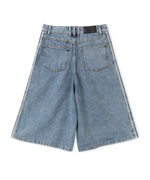 adidas（アディダス）の「adidas FIREBIRD JORTS DENIM / アディダス ファイヤーバード ジョーツ デニム（デニムパンツ・レディース・ライトインディゴブルー・S/M/L）」の7枚目の写真