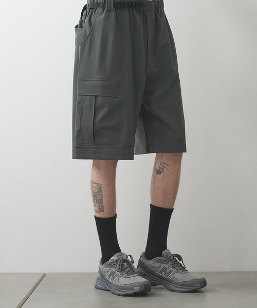 N.HOOLYWOOD(N.ハリウッド)の「【N.HOOLYWOOD】2251-CP50-003 CARGO HALF PANTS(その他パンツ・メンズ・ブラック/ダークグレー・36/40/38)」の2枚目の写真