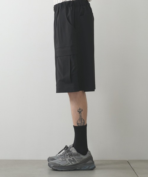N.HOOLYWOOD(N.ハリウッド)の「【N.HOOLYWOOD】2251-CP50-003 CARGO HALF PANTS(その他パンツ・メンズ・ブラック/ダークグレー・36/40/38)」の3枚目の写真