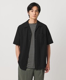 UNITED ARROWS | ウール/ナイロン アルバトロス ワンピースカラー ショートスリーブシャツ(シャツ/ブラウス)