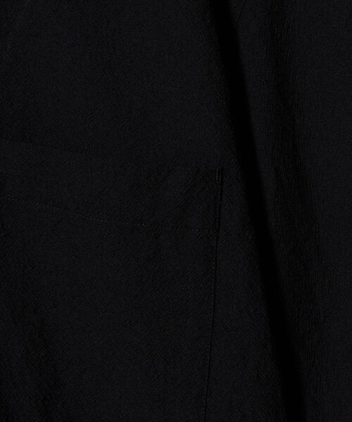 UNITED ARROWS（ユナイテッドアローズ）の「ウール/ナイロン アルバトロス ワンピースカラー ショートスリーブシャツ（シャツ/ブラウス・メンズ・ブラック/モカ/ロイヤルブルー・L/M/S/XL）」の13枚目の写真