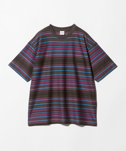 California General Store(California General Store)の「<CGS.>マルチ ボーダー クルー ネック Tシャツ(Tシャツ/カットソー・メンズ・ダークグレー・S/L/M)」の5枚目の写真
