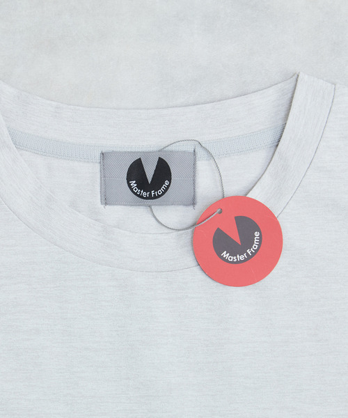 MEN'S MELROSE（メンズメルローズ）の「【MASTER FRAME/マスターフレーム】テックジャージワンポイントロゴTシャツ（Tシャツ/カットソー・メンズ・ブラック・3）」の8枚目の写真