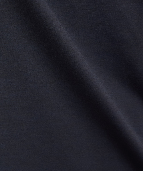 MEN'S MELROSE（メンズメルローズ）の「【MASTER FRAME/マスターフレーム】テックジャージワンポイントロゴTシャツ（Tシャツ/カットソー・メンズ・ブラック・3）」の12枚目の写真