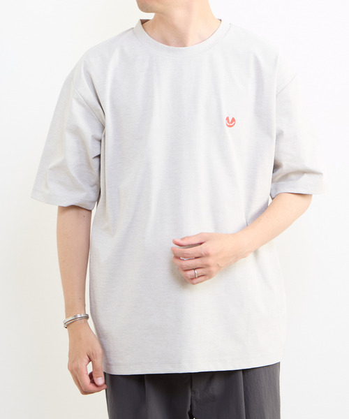 MEN'S MELROSE（メンズメルローズ）の「【MASTER FRAME/マスターフレーム】テックジャージワンポイントロゴTシャツ（Tシャツ/カットソー・メンズ・ブラック・3）」の13枚目の写真