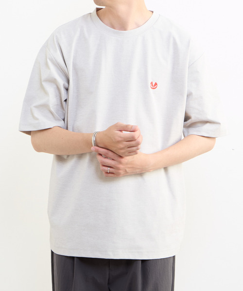 MEN'S MELROSE（メンズメルローズ）の「【MASTER FRAME/マスターフレーム】テックジャージワンポイントロゴTシャツ（Tシャツ/カットソー・メンズ・ブラック・3）」の14枚目の写真