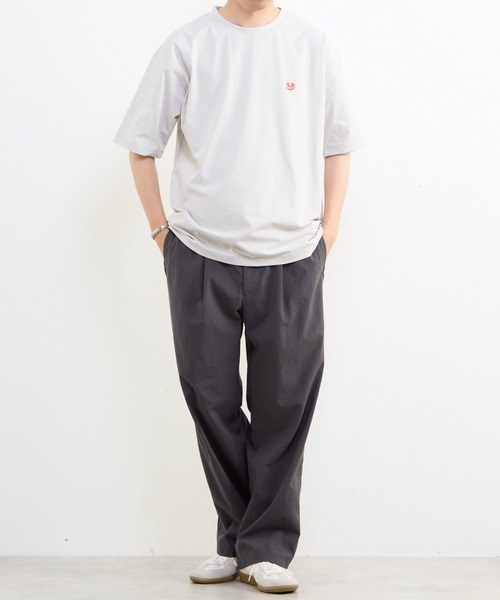 MEN'S MELROSE（メンズメルローズ）の「【MASTER FRAME/マスターフレーム】テックジャージワンポイントロゴTシャツ（Tシャツ/カットソー・メンズ・ブラック・3）」の15枚目の写真