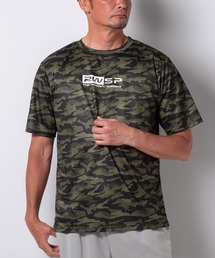 (SA) ドライ ロゴ プリント 半袖 Tシャツ