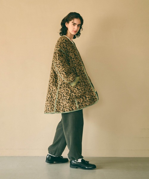 kha:ki（カーキ）の「「KHA:KI / カーキ」LEOPARD LINNER JACKET（その他アウター・レディース・オリーブ/ブラック・FREE）」の15枚目の写真