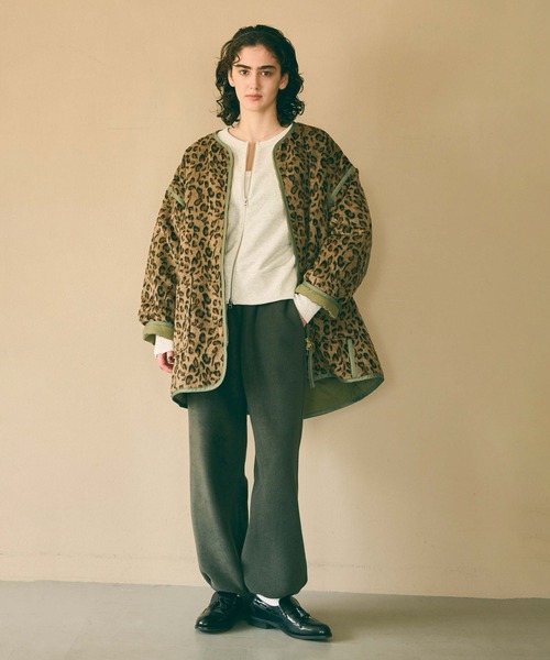 kha:ki（カーキ）の「「KHA:KI / カーキ」LEOPARD LINNER JACKET（その他アウター・レディース・オリーブ/ブラック・FREE）」の17枚目の写真
