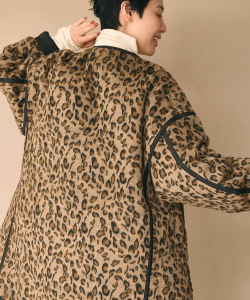 kha:ki（カーキ）の「「KHA:KI / カーキ」LEOPARD LINNER JACKET（その他アウター・レディース・オリーブ/ブラック・FREE）」の11枚目の写真
