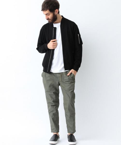 BEAUTY&YOUTH UNITED ARROWS（ビューティーアンドユースユナイテッドアローズ）の「BY ∴ ジャージ MA-1◆（MA-1・メンズ・ブラック/オリーブ・MEDIUM/LARGE/SMALL）」の15枚目の写真