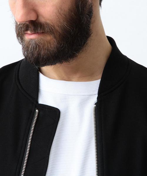 BEAUTY&YOUTH UNITED ARROWS（ビューティーアンドユースユナイテッドアローズ）の「BY ∴ ジャージ MA-1◆（MA-1・メンズ・ブラック/オリーブ・MEDIUM/LARGE/SMALL）」の16枚目の写真