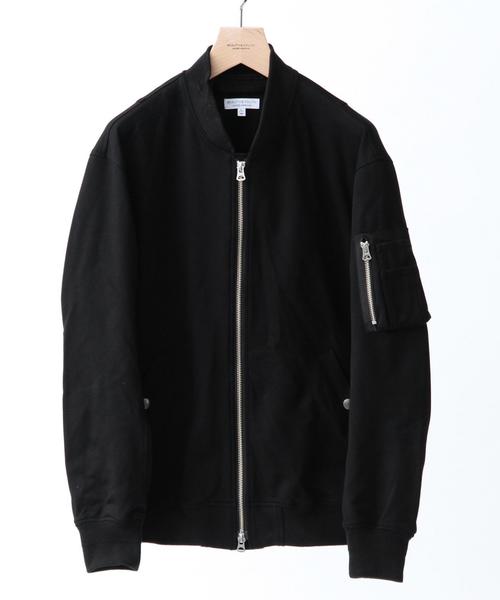 BEAUTY&YOUTH UNITED ARROWS（ビューティーアンドユースユナイテッドアローズ）の「BY ∴ ジャージ MA-1◆（MA-1・メンズ・ブラック/オリーブ・MEDIUM/LARGE/SMALL）」の9枚目の写真