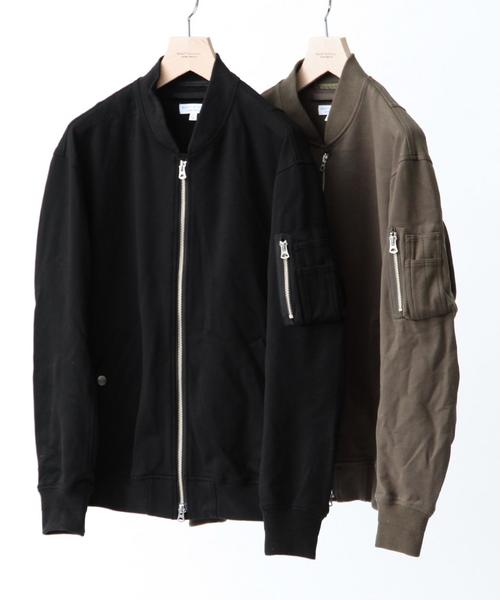 BEAUTY&YOUTH UNITED ARROWS（ビューティーアンドユースユナイテッドアローズ）の「BY ∴ ジャージ MA-1◆（MA-1・メンズ・ブラック/オリーブ・MEDIUM/LARGE/SMALL）」の10枚目の写真