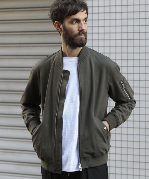 BEAUTY&YOUTH UNITED ARROWS（ビューティーアンドユースユナイテッドアローズ）の「BY ∴ ジャージ MA-1◆（MA-1・メンズ・ブラック/オリーブ・MEDIUM/LARGE/SMALL）」の11枚目の写真