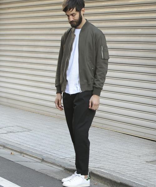 BEAUTY&YOUTH UNITED ARROWS（ビューティーアンドユースユナイテッドアローズ）の「BY ∴ ジャージ MA-1◆（MA-1・メンズ・ブラック/オリーブ・MEDIUM/LARGE/SMALL）」の13枚目の写真