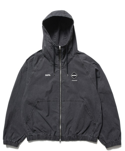 F.C.Real Bristol(エフシーレアルブリストル)の「WASHED CRISP DENIM HOODED BLOUSON(ブルゾン・メンズ・インディゴブルー/ブラック・SMALL/MEDIUM/LARGE/X-LARGE)」の1枚目の写真