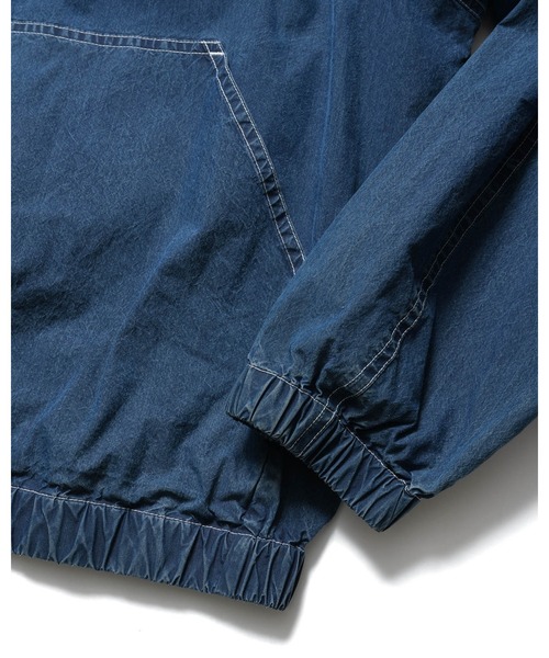 F.C.Real Bristol(エフシーレアルブリストル)の「WASHED CRISP DENIM HOODED BLOUSON(ブルゾン・メンズ・インディゴブルー/ブラック・SMALL/MEDIUM/LARGE/X-LARGE)」の4枚目の写真