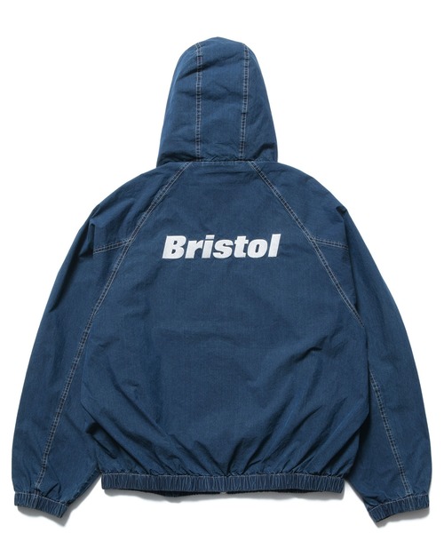 F.C.Real Bristol(エフシーレアルブリストル)の「WASHED CRISP DENIM HOODED BLOUSON(ブルゾン・メンズ・インディゴブルー/ブラック・SMALL/MEDIUM/LARGE/X-LARGE)」の6枚目の写真