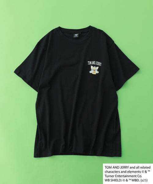 Tom&Jerry(トムアンドジェリー)の「接触冷感 TOM&JERRY ワンポイントプリント BIG T 半袖(Tシャツ/カットソー・メンズ・オリーブ/チャコール/グレー系その他/ブラック系その他/ホワイト系その他/オフホワイト/ブラック/ダークグリーン・XL/L/M)」の20枚目の写真