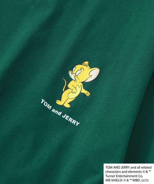 Tom&Jerry(トムアンドジェリー)の「接触冷感 TOM&JERRY ワンポイントプリント BIG T 半袖(Tシャツ/カットソー・メンズ・オリーブ/チャコール/グレー系その他/ブラック系その他/ホワイト系その他/オフホワイト/ブラック/ダークグリーン・XL/L/M)」の16枚目の写真
