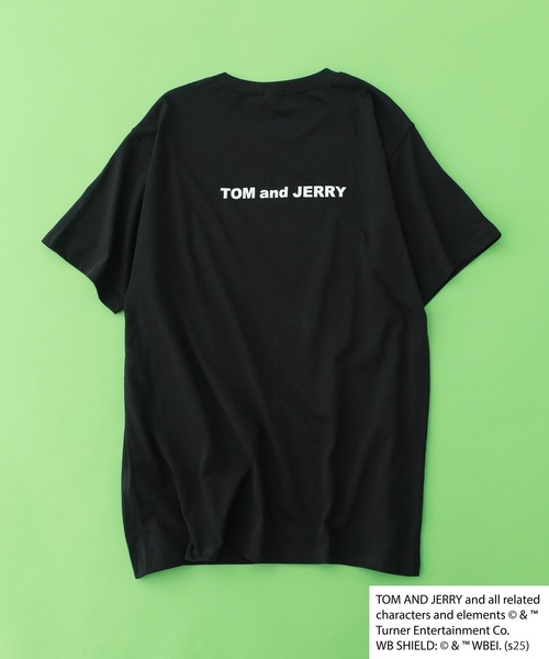 Tom&Jerry(トムアンドジェリー)の「接触冷感 TOM&JERRY ワンポイントプリント BIG T 半袖(Tシャツ/カットソー・メンズ・オリーブ/チャコール/グレー系その他/ブラック系その他/ホワイト系その他/オフホワイト/ブラック/ダークグリーン・XL/L/M)」の12枚目の写真