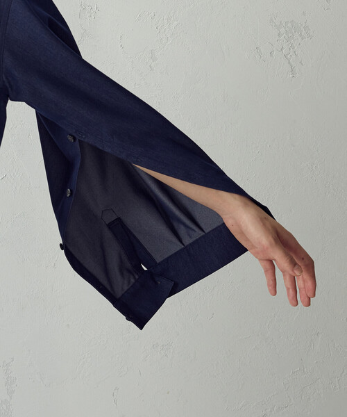 COMME CA ISM(コムサイズム)の「【セットアップ対応】2WAYスリーブ シャツ(シャツ/ブラウス・レディース・ネイビー/カーキ・MEDIUM/LARGE)」の20枚目の写真