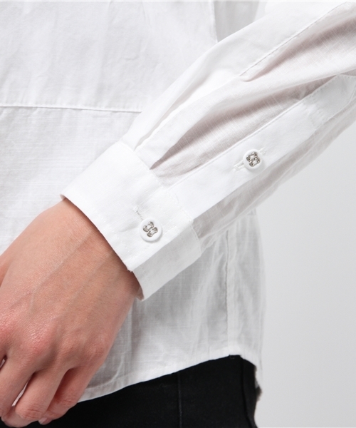 WHITE MOUNTAINEERING(ホワイトマウンテニアリング)の「【White mountaineering】FRANKEN SHIRT(シャツ/ブラウス・レディース・アイボリー/カーキ・SMALL/X-SMALL)」の9枚目の写真