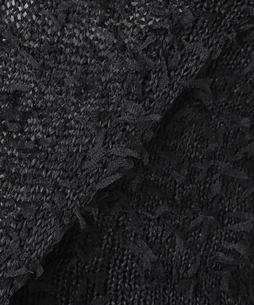 JOURNAL STANDARD relume（ジャーナルスタンダード　レリューム）の「チュールヤーンニットベスト（ベスト・レディース・グレー/ブラック・FREE）」の21枚目の写真