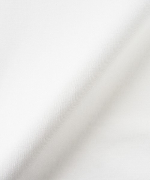 three dots（スリードッツ）の「【unisex】シルケンジャージー ショートスリーブ（Tシャツ/カットソー・レディース・ブルー系その他/ホワイト/ブラック・MEDIUM/LARGE/X-SMALL/SMALL）」の9枚目の写真